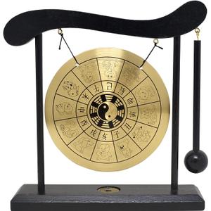 Fengshuibringluck Feng Shui Zen Brass 12 Zodiac Huangdao with Copper Desktop Zodiac Art Home Decoration Black FW1649 19*5*20cm/7.5*2*8inch