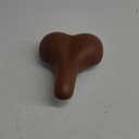 Comfortable Bike Saddles Extra Wide and Thick Bicycle Seat Integrated Molding Anti-Rain (Brown)