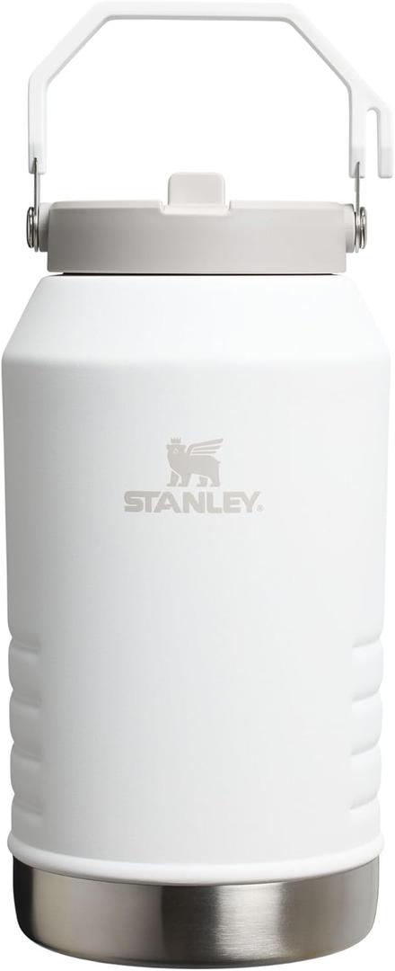Stanley IceFlow 2.0 Flip Straw Jug with Handle 96 oz | Twist On Lid and Flip Up Straw | Leakproof for Travel and Sports | Insulated Stainless Steel | BPA-Free | Frost