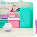 Gabbys Dollhouse, Bakey with Cakey Kitchen with Figure and 3 Accessories, 3 Furniture and 2 Deliveries, Kids Toys for Ages 3 and up