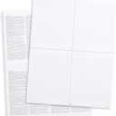 W2 Forms 2025, Blank W2 4 Up Tax Forms, 100 Employees, Instructions in Back, Compatible with QuickBooks Software and Other Accounting Software, Works with Laser or Inkjet Printers, 100 4-Up Sheets