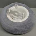 SupeDesk Tablet Pillow Stand for Reading, Adjustable Tablet Stand Phone Holder for Bed with Detachable Snack Bowl, Fits 4.7"-13" Kindle/Phones/Tablets, Watch Videos, Stream Media, Gray (Grey)