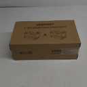 VERIFOST 2 Pack Under Sink Organizers and Storage, Double Sliding Kitchen Cabinet Organizer, 2 Tier Height Adjustable Countertop Organizer for Kitchen Bathroom Laundry, White