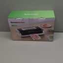 Bonsenkitchen Vacuum Sealer Machine, Globefish Technology for Perfect Vacuum Sealing, Powerful Low-Noise Food Vacuum Sealer with Easy Handle Design, Built-in Cutter & Bag Storage, 1 Bag Roll & 10 Bags (Silver Black)