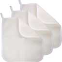 Exfoliating Washcloth (3 Pack), Shower Cloth for Body and Face Exfoliator Scrubber, Two Sides Exfoliate Shower Rag Wash Cloths Nylon Cotton Loofah Sponge Scrub Towel estropajos para el cuerpo