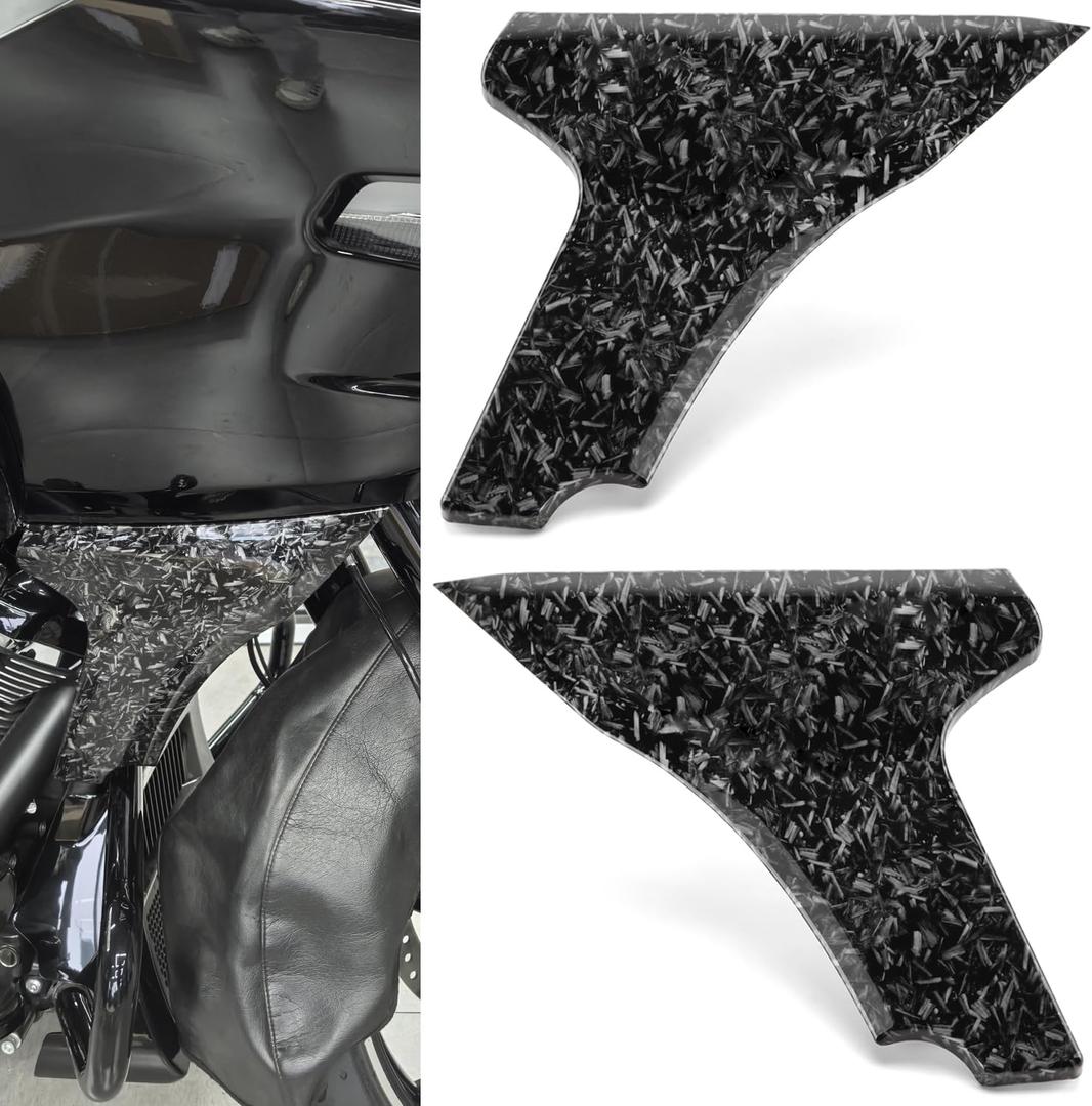 Side Fairing Panel kit Lower Fairing Spoiler Cover Accessories Compatible with Harley Touring Road Glide 2024-up,CVO Road Glide 2023-up,CVO Road Glide ST 2024-up (Bright Forged)