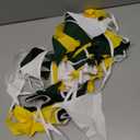 32Ft Yellow Green White Pennant Banner Fabric Triangle Flag Bunting Garland for Spring Summer Party Decorations Birthday Wedding Engagement Baby Shower Tea Party Outdoor Garden Hanging Decorations