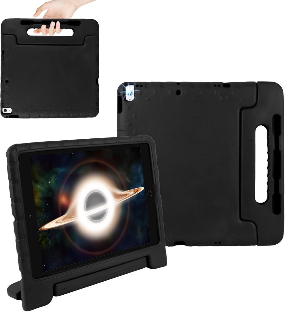 for Kids iPad Pro 12.9 Case 2nd 1st Generation Super Protection 2015 2017 12.9 inch iPad Pro Case with Pencil Holder iPad Pro Covers 12.9 inch for iPad Pro 12.9" 1st 2nd Gen Black