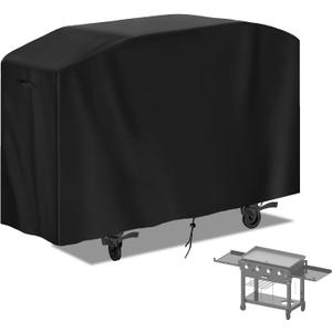 Flat Top Grill Cover for Members Mark Griddle,Waterproof Outdoor 36" Griddle Cover for Members Mark 4 Burner Grill, Heavy Duty Gas Burner Covers for Black Stone 36 Inch Cooking Station,74" W (74 x 26.7 x 33.5)