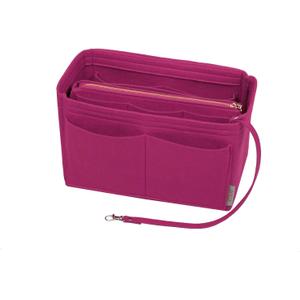 ZTUJO Purse Organizer Insert, Felt Bag Organizer with Metal Zipper, Handbag & Tote Shaper, For Speedy Neverfull Tote, 7 Sizes