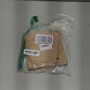 HOMOTEK Stainless Steel Flush Handles, 2-3/4 Inch Square Recessed Sliding Closet Door Finger Pulls, Inner Dia 2-1/8 Inch (54mm), Black, 4 Pack