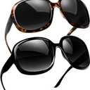 miyya Bug Eye Oversized Polarized Sunglasses Womens, Trendy Retro Sun Glasses for Women 2025, Oversized UV Protection Shades