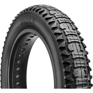Hycline Ebike Replacement Fat Tire: 20x4.0 Inch Heavy Duty Folding Electric Fat Tires, All-Terrain High-Density Bicycle Tires for Street or Trail Riding