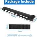 MDX61912701 Microwave Vent Grille Replacement for LG Microwave Vent Kit Oven Top Vent Grille LMV2031ST LMH2016ST LMHM2237BD LMHM2017SB Part# AP5202555 2119394 AH3535252 EA3535252