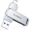 MFi Certified 128GB Photo Stick for iPhone Flash Drive,USB Memory Stick Thumb Drives High Speed USB Stick External Storage Compatible for iPhone/iPad/Android/PC
