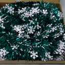 Pop-Up Artificial Christmas Tree with 100LED Lights,Collapsible Pencil Christmas Trees for Holiday Carnival Party Christmas Decorations (Green)