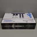 MicrocKing Wireless Microphone System, UHF Cordless Mic Set with 2 Handheld Mics/2 Lavalier Bodypacks, Metal Build, Fixed Frequency, Long Range, Ideal for Karaoke/Party/Wedding/Concert