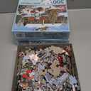 Bits and Pieces Set of Three 300 Piece Jigsaw Puzzles for Adults Christmas Holiday Snowman Jigsaw Puzzles Large Pieces 18" x 24" No 2 Pieces Alike