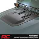 Rough Country Hood Scoop for Jeep Wrangler JL & Gladiator JT (20182025) - Matte Black, Paint-to-Code, Aggressive Style, Precision Fit, No-Drill Install
