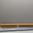 LazBlinds No Drill Blackout Roller Shades, 33.5" W x 72" H, Grey