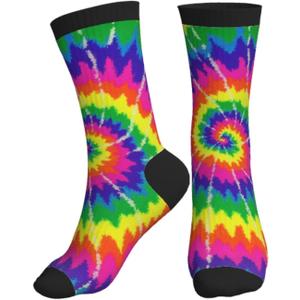 Funny Athletic Sport Novelty Crew Socks for Men Women, Cute Casual Crazy Dress Socks for Running Hiking Soccer