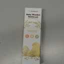 Wooden Baby Hair Brush for Toddler Girls, Boys - Cradle Cap Brush for Babies, Soft Goat Bristles, Perfect Gentle Scalp Newborn Comb for Infant, Girls, Boys, Bath Essentials(Walnut, Regular)