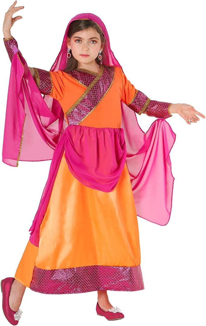 Morph Kids Genie Costume Girls, Genie Costume Kids, Girls Bollywood Outfit (Small)