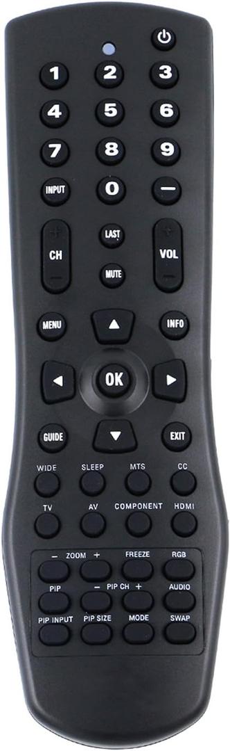 New VR1 Replace Remote fit for Vizio TV VX42LHDTV10A FHDTV10A HDTV10A HDTV10F HDTV10T HDTV20F VA190E VA19L VA19LHDTV10A VA19LHDTV10T VA220E VA22L VA22LF VA22LFHDTV10A (0980-0304-9150)(66700ABA2-038-R)