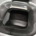 Litter Genie Standard Pail (Silver) | Cat Litter Box Waste Disposal System for Odor Control | Includes 1 Square Refill Bag