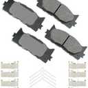 Akebono ACT1222A Ultra-Premium Ceramic Front Disc Brake Pads , GREY