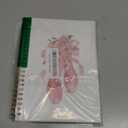 Coquette Pink Bow Ballet Dance Spiral Notebook, Dancer Teacher Gifts Journal Notebook, Inspirational Ballet Gifts Notebooks for School Work, Dancing Office Supplies Gifts for Girls Women, 5.5x8.3 Inch