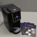 SHARDOR Single Serve Coffee Maker 2.0, Hot and Iced Coffee Machine for K Cup Pods & Ground Coffee, 6 to 14 oz Brew Sizes, 50 oz Removable Water Tank, Bold Brew Setting, Stainless Steel, Black