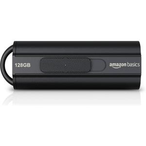 Amazon Basics 128 GB Ultra Fast USB 3.1 Flash Drive, Black