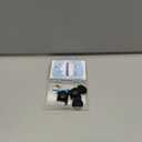 3D Replacement Joystick Analog, Thumb Stick for Nintendo Switch, 2-Pack Analog Joystick Replacement with 2pcs Thumb Stick Caps & Screws (Black)