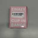 Bangs Hair Clip - Brown Clip in Bangs Real Human Hair, Fake Bangs Fringe with Temples Wispy Bangs Hair Extensions for Women Daily Wear
