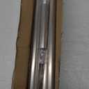 AmazerBath Nickel Spring Tension Shower Curtain Rod 31-75 Inches, 1 Inch Diameter Heavy Duty Tension Rod Rust Proof Bathroom Curtain Rod, Adjustable No Drill Easy Segmented Installation