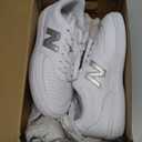 New Balance Women's BB80 Sneaker (7, Nb 103 White/Metallic Silver)