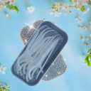 Portable Bling Diamond Case with Floss Picks Dental Floss Inside - Versatile as a Travel Pill Case for Hotels, Cruises and Travel