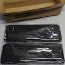 Rnivvi L-Shaped Desk Elbow Pad, 2-Pack Ergonomic Memory Foam Wrist Rest for Computer Keyboard, Office, Typing, Non-Slip Desk Edge Cushion Universal Fit, Forearm Rest Pad for Pain Relief Support, Black