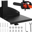 Universal Chainsaw Wall Mount Holder Heavy Duty Steel Rack for Stihl & Most Chainsaws, Capacity, Multi-Functional Garage & Workshop Organizer by Zejoot