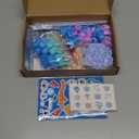 BenLouis 108Pcs Frozen School Stationery Party Favors Winter Snowflake Themed Classroom Gift Reward Prizes Bulk for Students Kids Holiday Frozen Birthday Goodie Bag Stuffers Pinata Filler