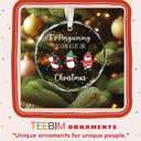 2 x Penguin Ornament - Penguin Gifts for Women, Men, Lovers, Girls - Cute Penguins Ornaments for Christmas Tree, Funny Ornaments for Tree - Glass Christmas Ornament 2025