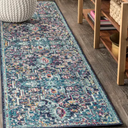 JONATHAN Y Lighting California Vintage 2-1/4' x 8' Polypropylene Vintage Traditional Runner