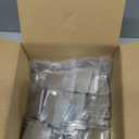 Teenyyou 100 Sets 50mm/ 2 Inch Button Press Supplies Square Button Parts DIY Fridge Magnets Craft Set Including Magnet, Metal Cover, Plastic Back Cover, Pins, Transparent Film, Blank Paper