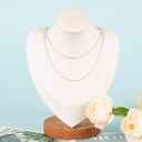 UMAOKANG 5 Meters Gold Plated Chain for Jewelry Making Small Artificial Pearl Chains Bulk Jewelry Making Chain Supplies Findings