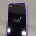 MOMILLA Kids Smart Phone Toys for Girls, 3.97 Touchscreen, Dual Cameras with Stickers, 200+ Games & 16GB Storage, Christmas Birthday Gifts for Kids Age 3-10, Educational Mini Toddler Play Phone Toy (Purple)