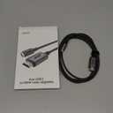 acer USB C to HDMI Cable for Home Office 6.6FT (4K@60Hz), Thunderbolt 4/3 Compatible, High-Speed Type C to HDMI 2.0 Braided Cord for MacBook, iPhone 17/16 Pro/Max, iMac, iPad Pro, Galaxy S25, Surface