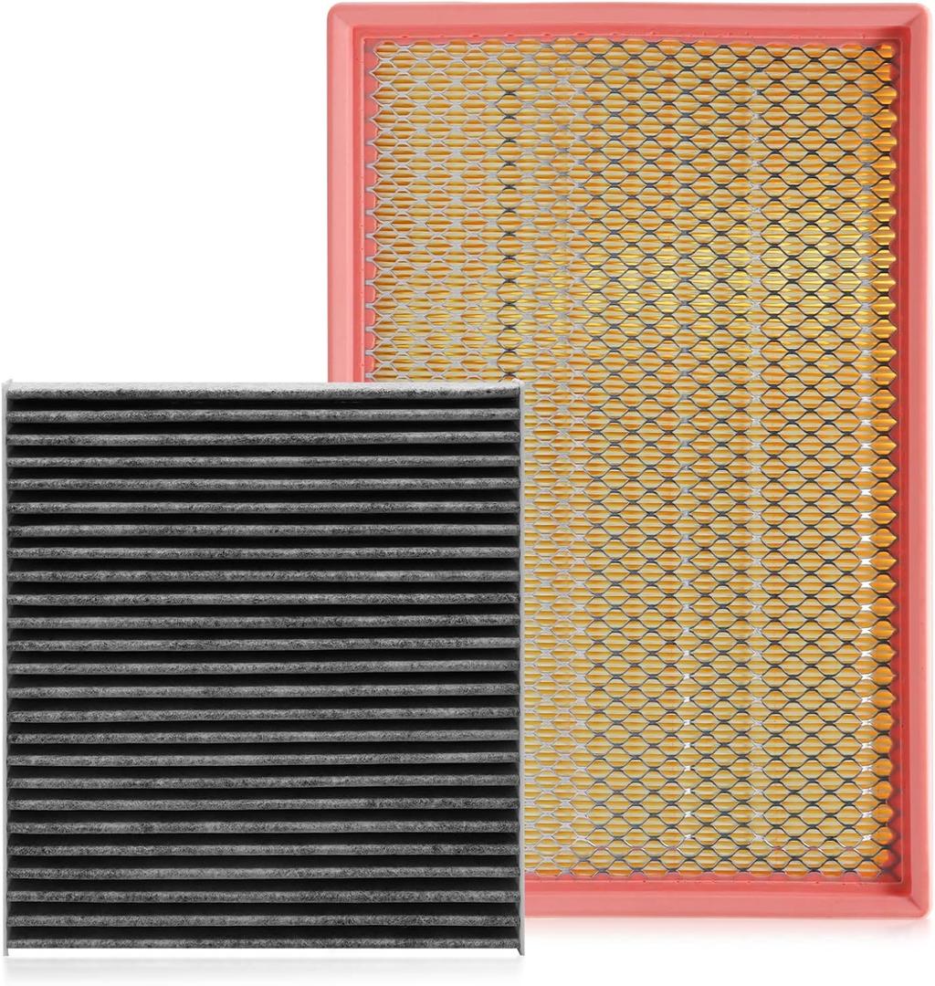 Comb Engine Cabin Air Filter for Ram 1500 2026 2025 2024 2023 2022 2021 2020 2019 (Except 3.0L&6.2L)
