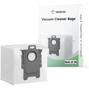20 Pack Q7 M5+ Dust Bags for Roborock Q7 M5+, Q5 Max+, Q10 S5+, Q10 X5+, Q8 Max+, Q7 Max+, S7 Max Ultra, S8+ Robot Vacuum  Large Capacity Disposable Bag Accessories