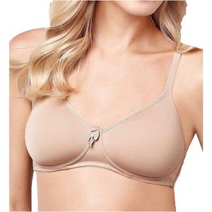 Amoena Women's Lara Seamless Molded-Cup Wire-Free Bra ((38) 38C, Nude)